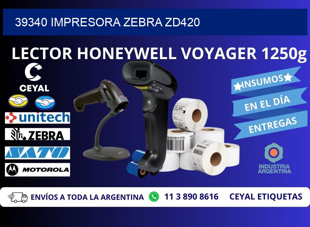 39340 Impresora Zebra ZD420