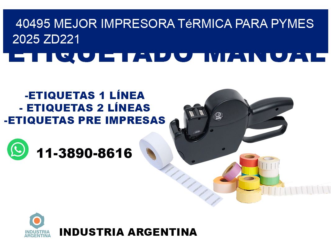 40495 mejor impresora térmica para pymes 2025 ZD221