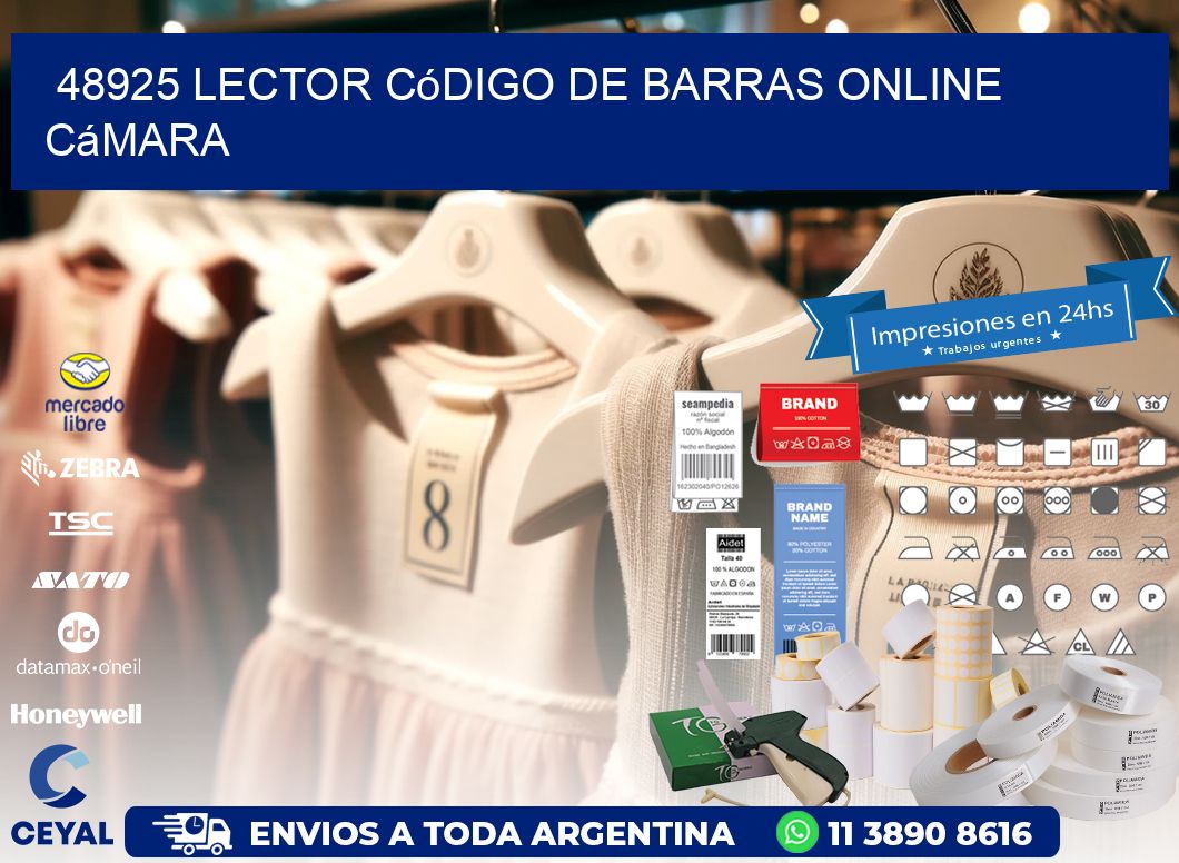 48925 Lector código de barras online cámara