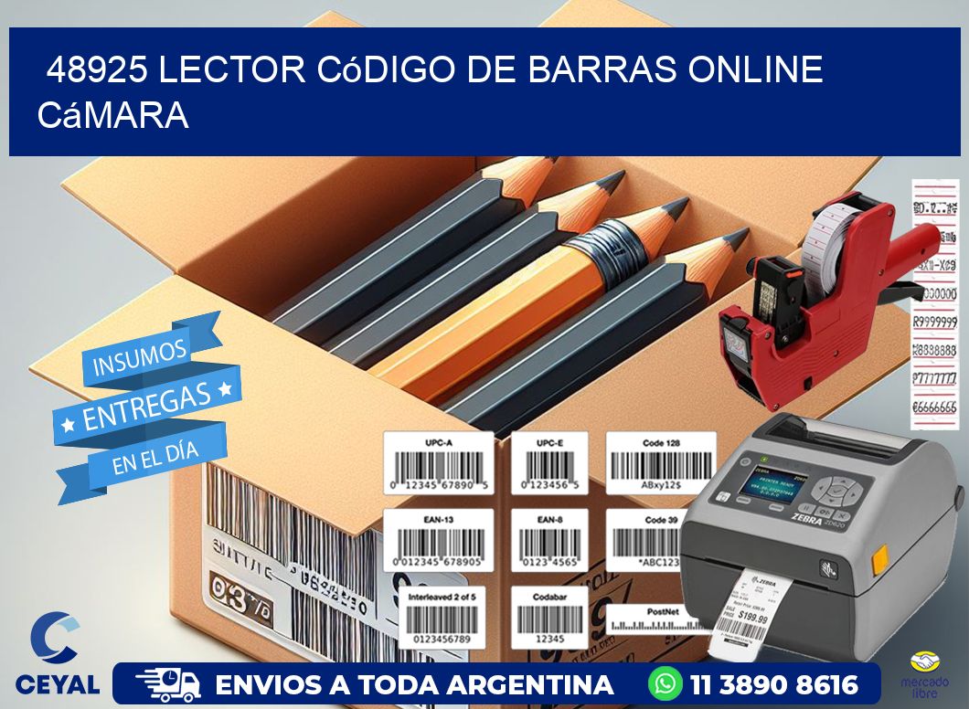 48925 Lector código de barras online cámara