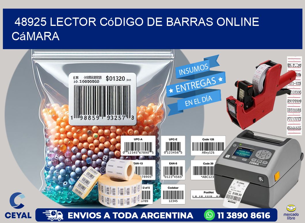 48925 Lector código de barras online cámara