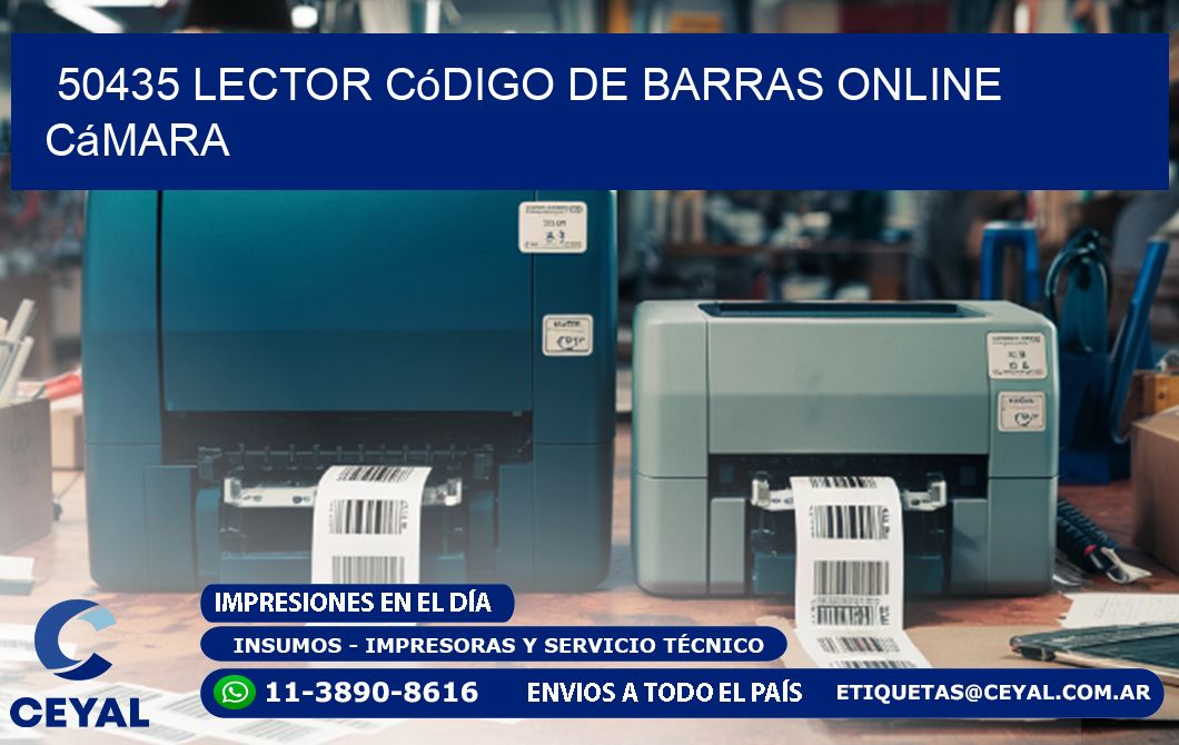 50435 Lector código de barras online cámara