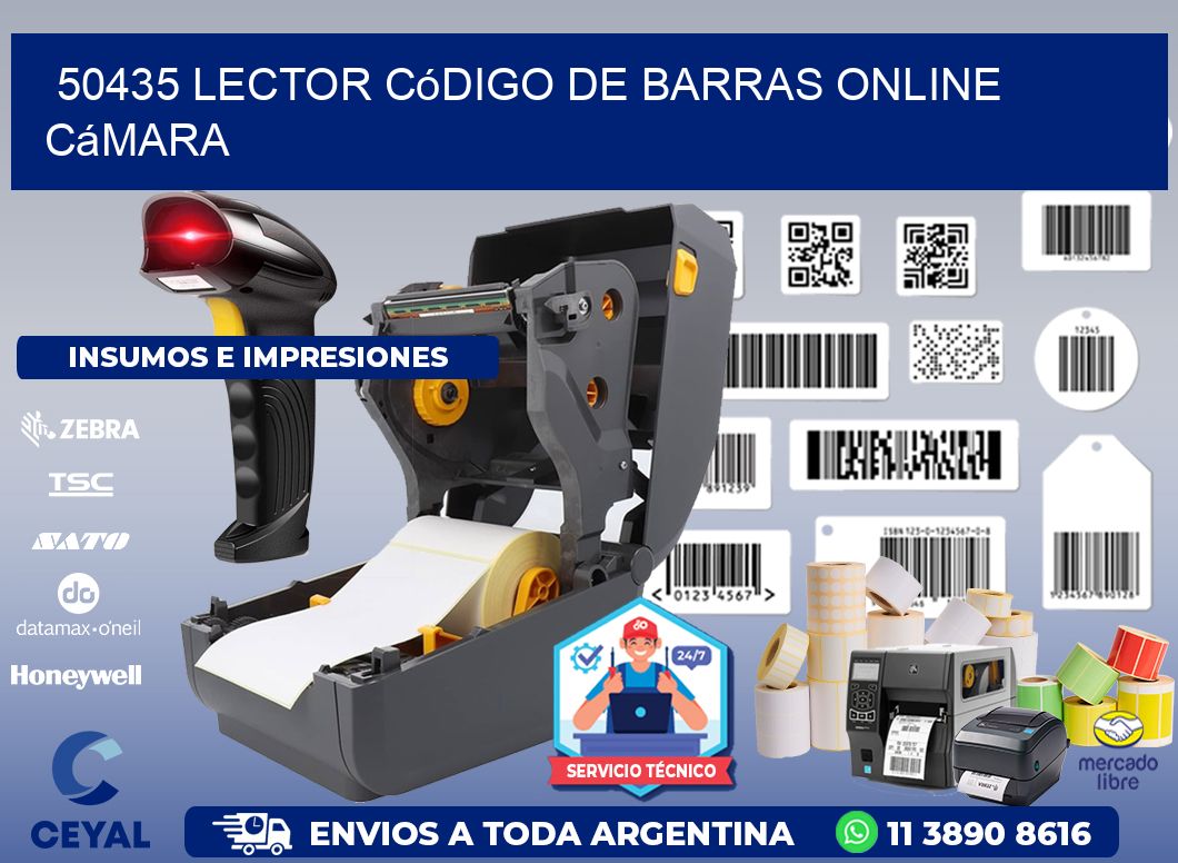 50435 Lector código de barras online cámara