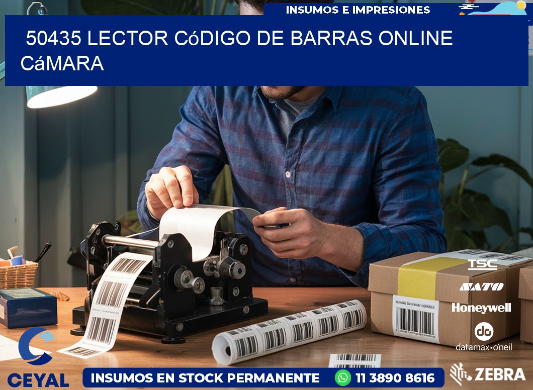 50435 Lector código de barras online cámara