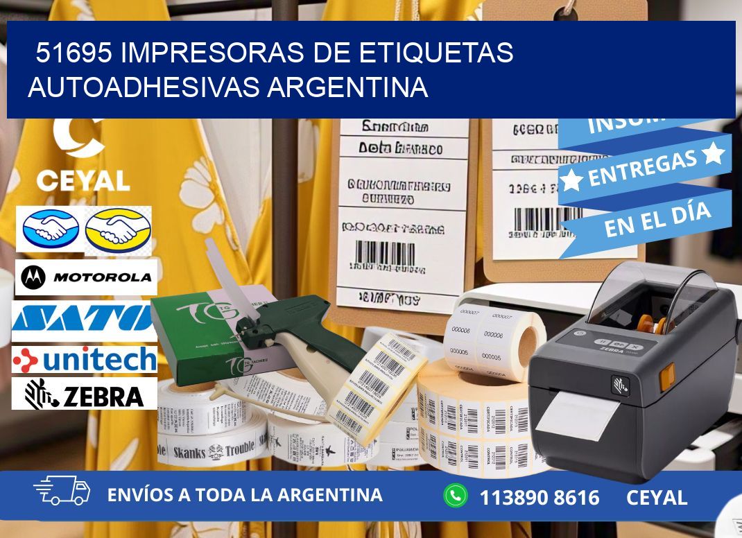 51695 Impresoras de etiquetas autoadhesivas argentina