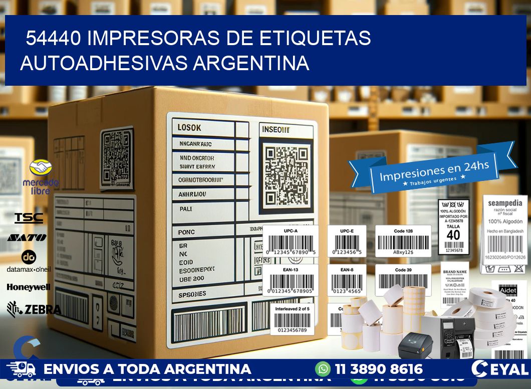 54440 Impresoras de etiquetas autoadhesivas argentina