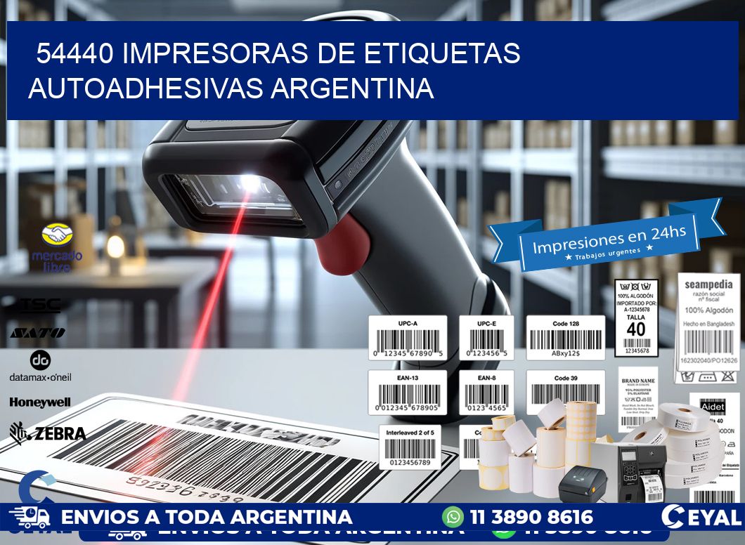 54440 Impresoras de etiquetas autoadhesivas argentina
