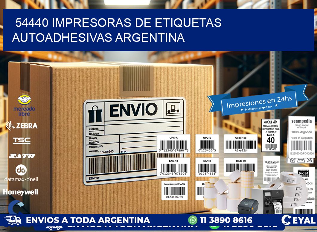 54440 Impresoras de etiquetas autoadhesivas argentina