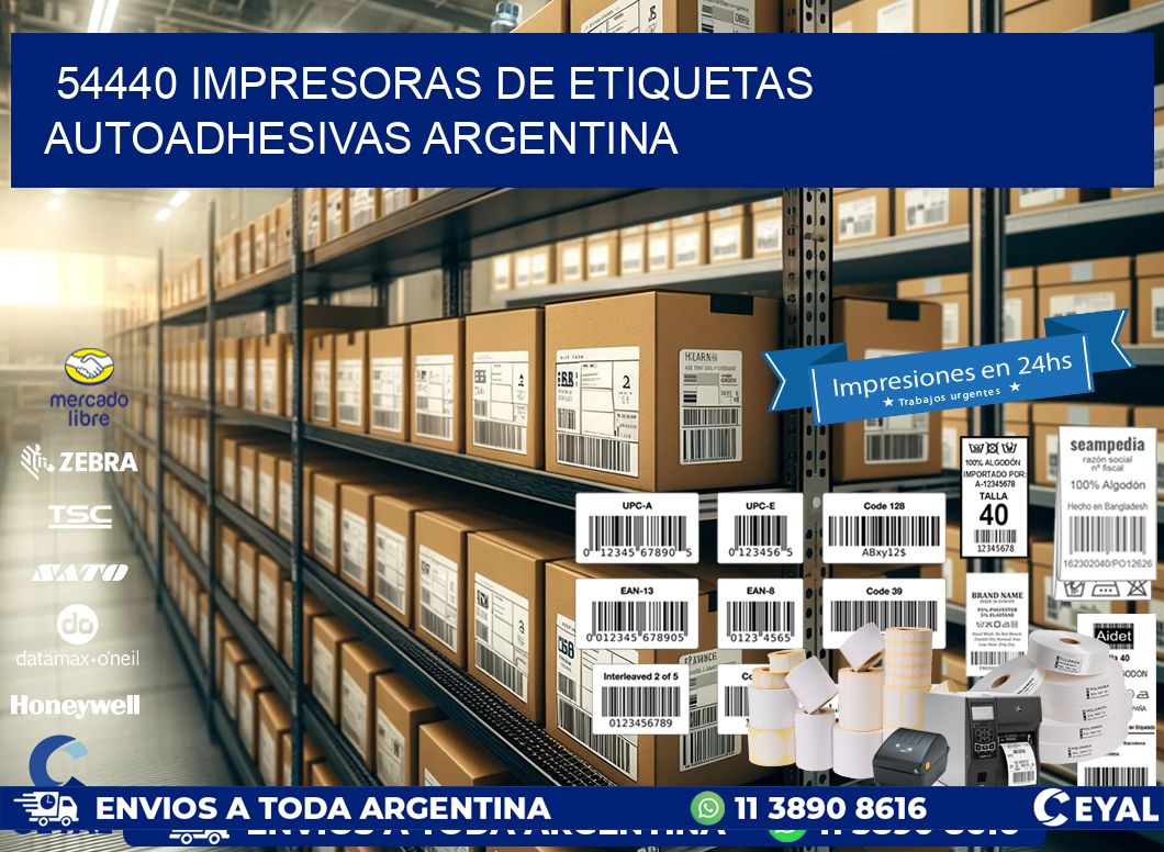 54440 Impresoras de etiquetas autoadhesivas argentina