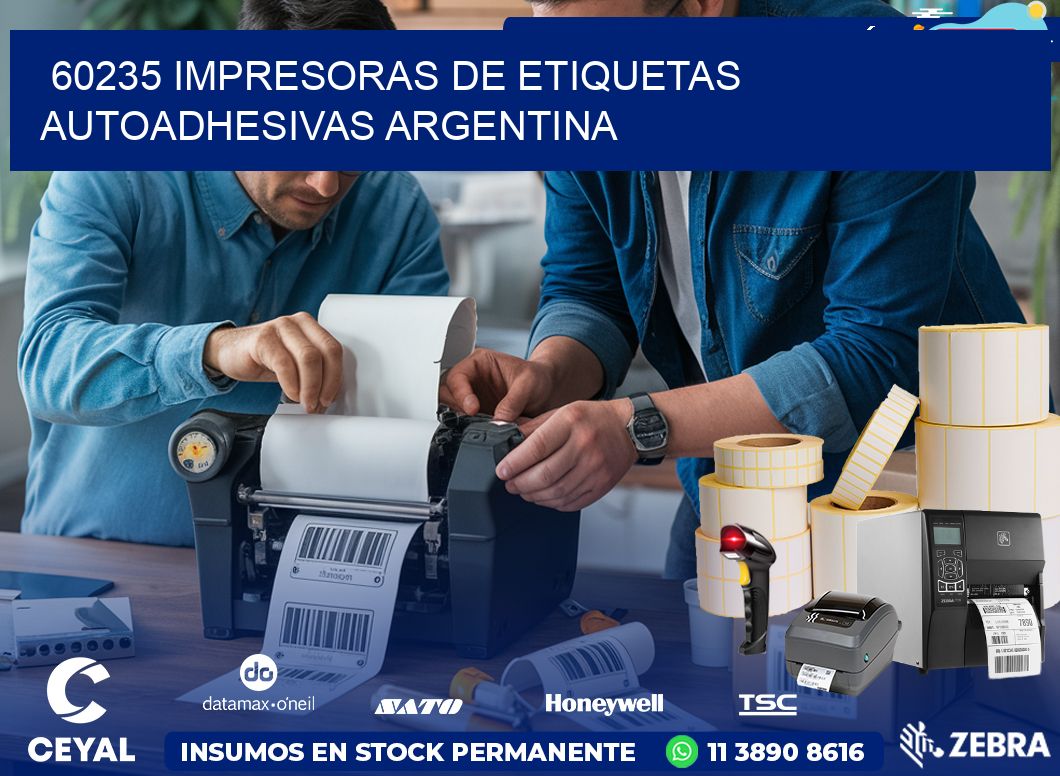 60235 Impresoras de etiquetas autoadhesivas argentina