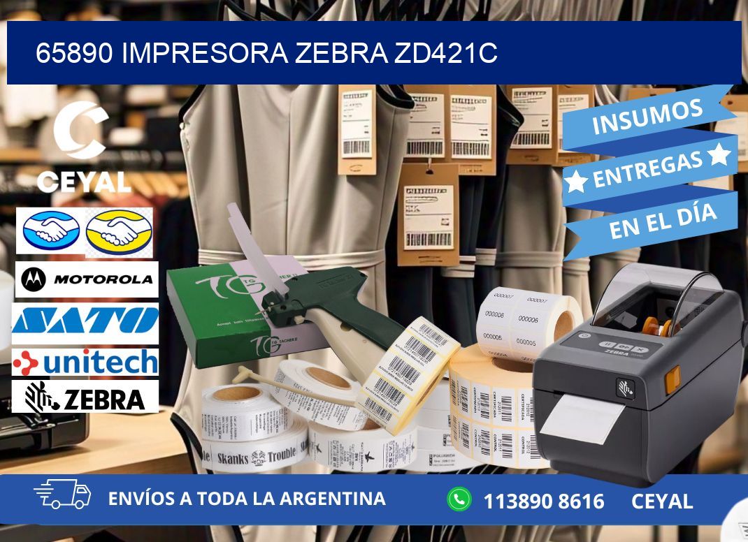65890 Impresora Zebra zd421c