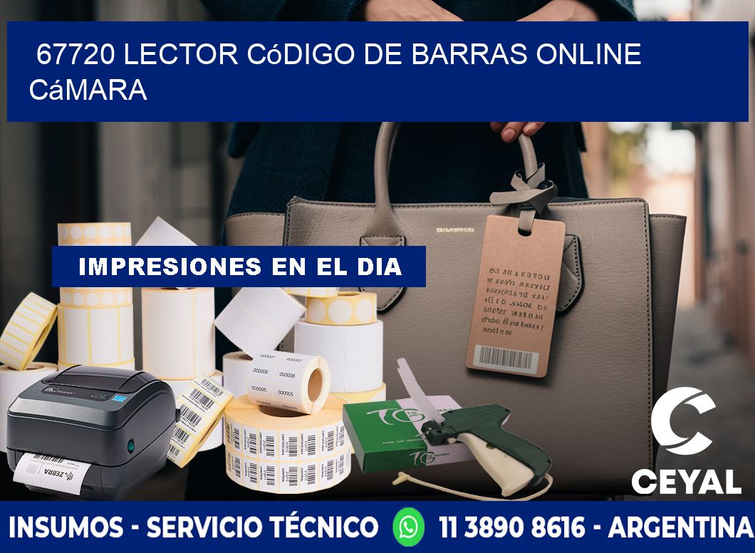 67720 Lector código de barras online cámara