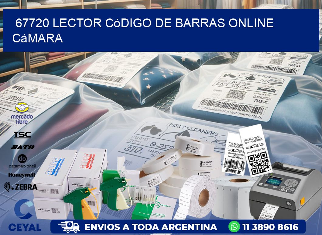 67720 Lector código de barras online cámara