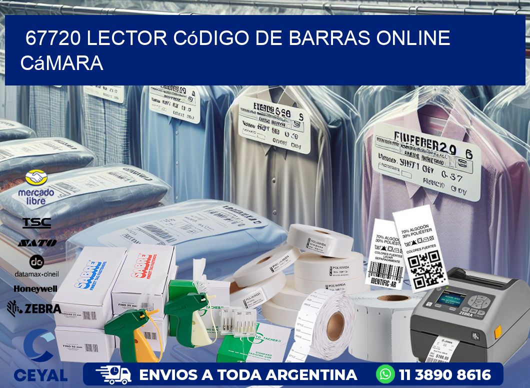 67720 Lector código de barras online cámara