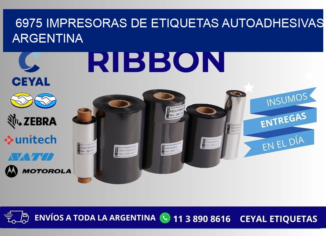6975 Impresoras de etiquetas autoadhesivas argentina