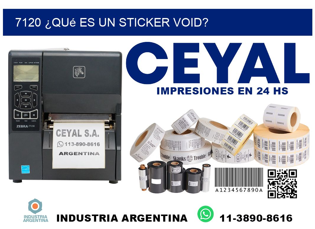 7120 ¿Qué es un sticker void?