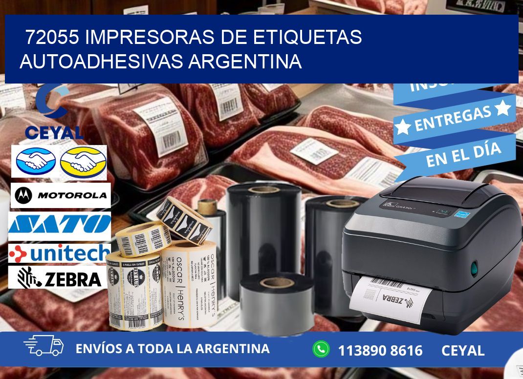 72055 Impresoras de etiquetas autoadhesivas argentina