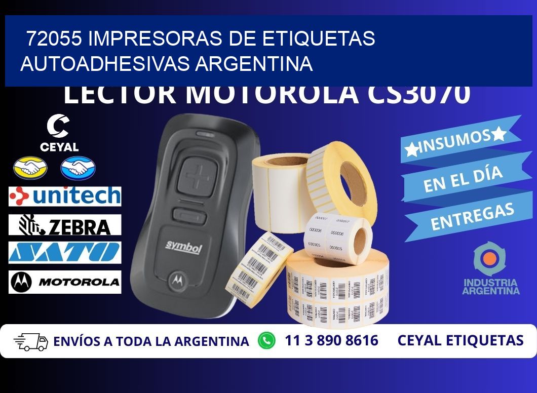 72055 Impresoras de etiquetas autoadhesivas argentina