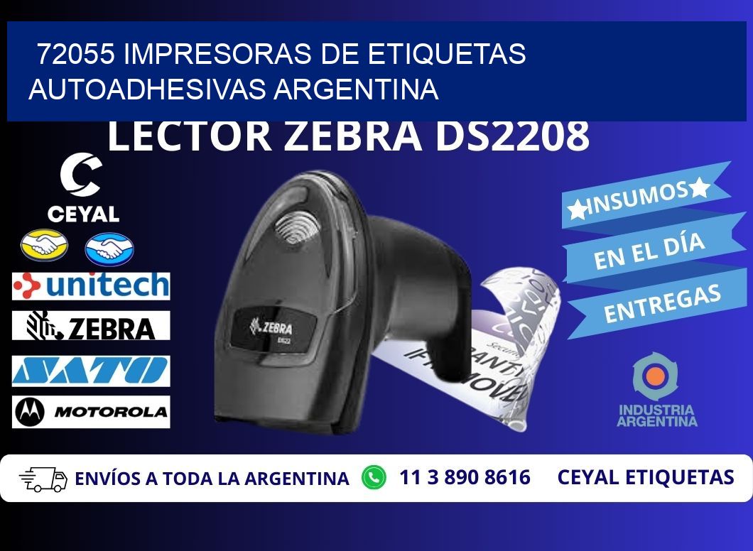 72055 Impresoras de etiquetas autoadhesivas argentina