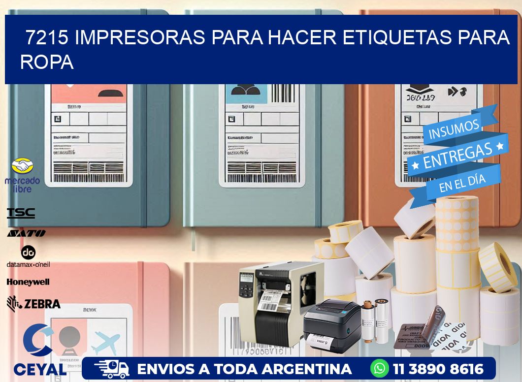7215 impresoras para hacer etiquetas para ropa
