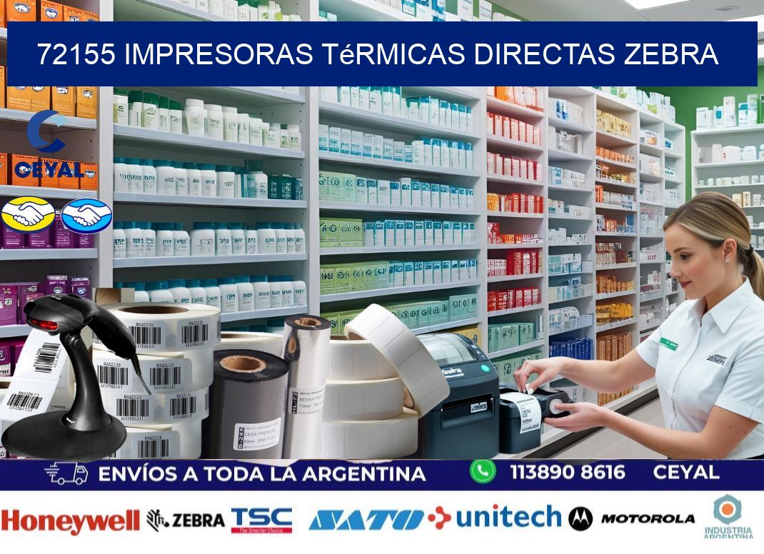72155 impresoras térmicas directas zebra
