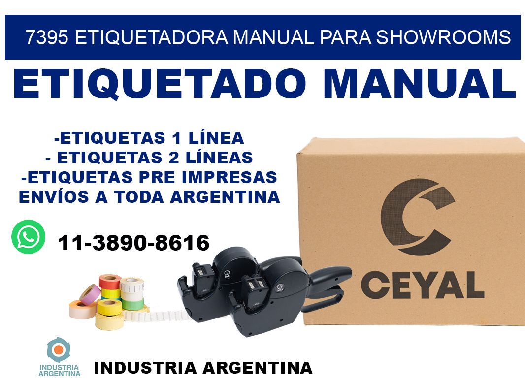7395 etiquetadora manual para showrooms