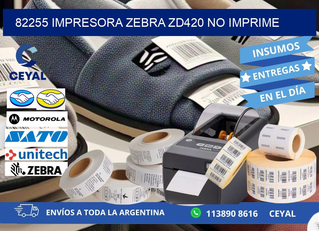 82255 Impresora Zebra ZD420 no imprime