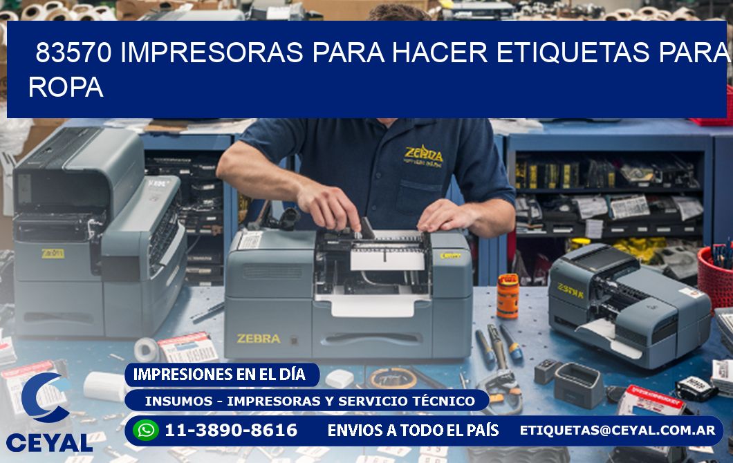 83570 impresoras para hacer etiquetas para ropa