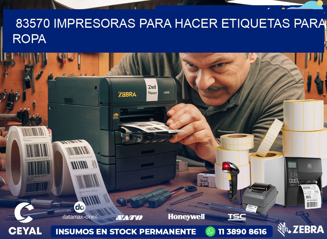 83570 impresoras para hacer etiquetas para ropa