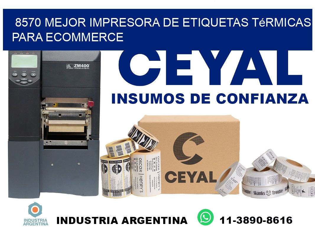 8570 mejor impresora de etiquetas térmicas para ecommerce