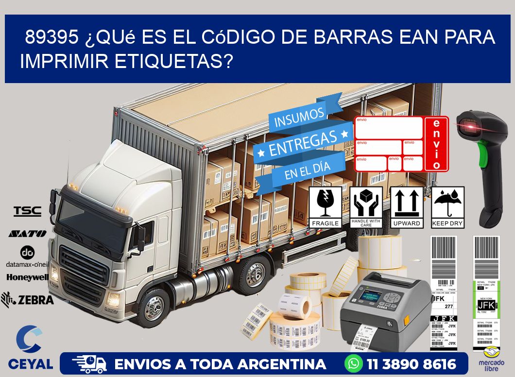 89395 ¿Qué es el código de barras EAN para imprimir etiquetas?