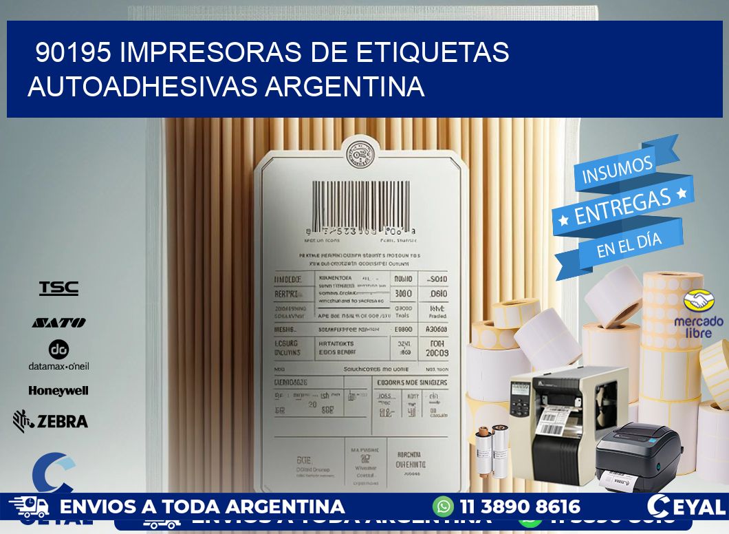 90195 Impresoras de etiquetas autoadhesivas argentina