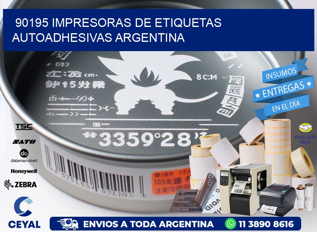 90195 Impresoras de etiquetas autoadhesivas argentina