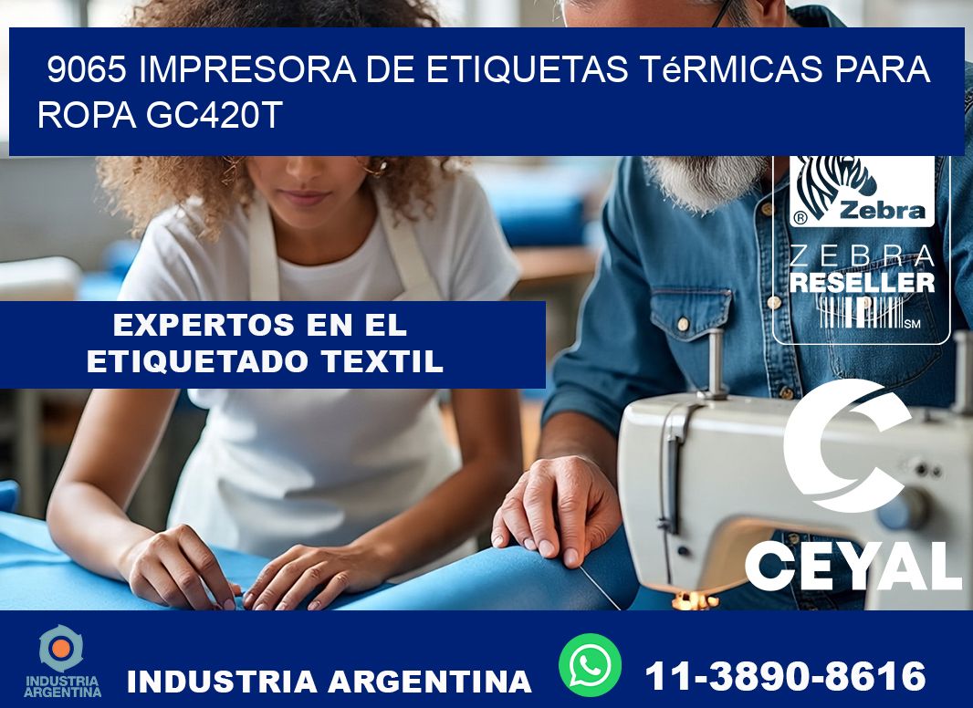 9065 impresora de etiquetas térmicas para ropa GC420T