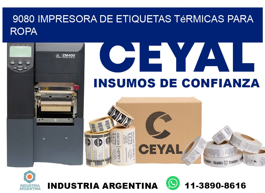 9080 impresora de etiquetas térmicas para ropa