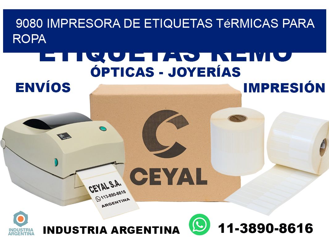 9080 impresora de etiquetas térmicas para ropa