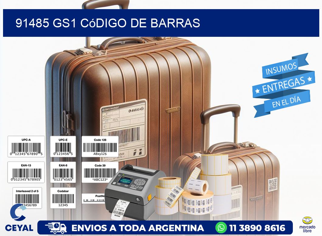 91485 GS1 código de barras