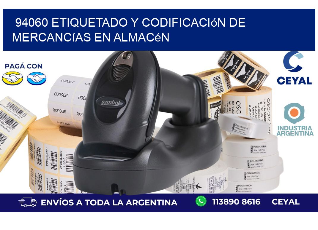 94060 Etiquetado y codificación de mercancías en almacén ...