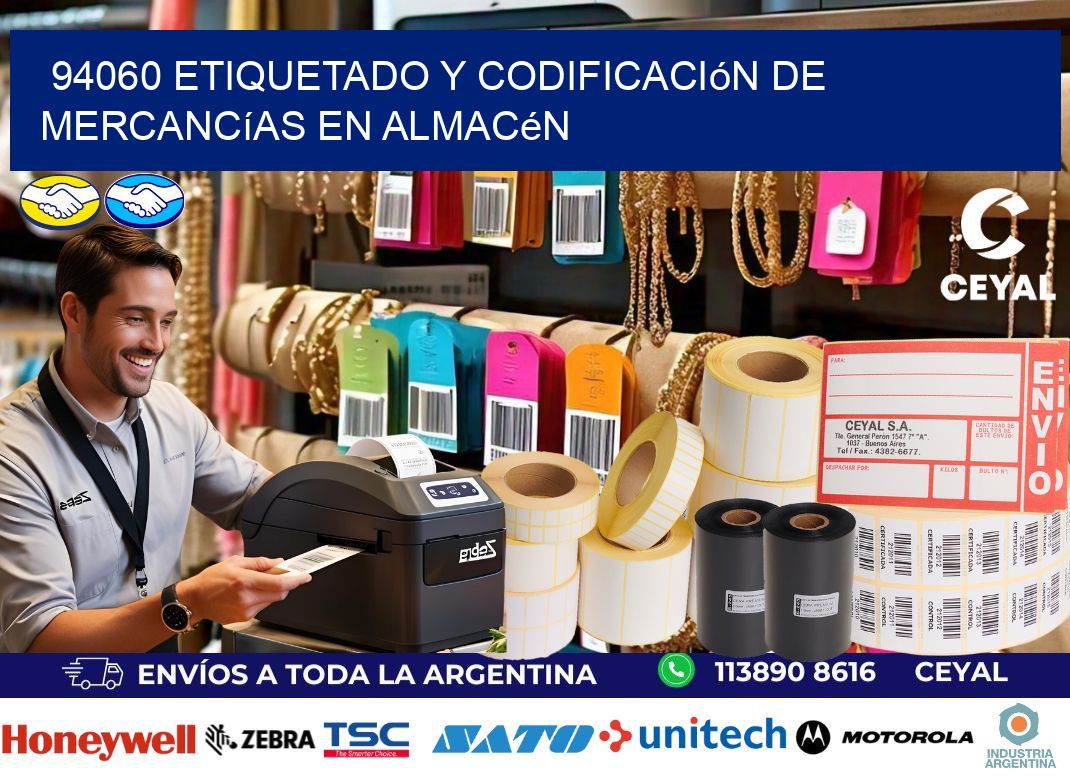 94060 Etiquetado y codificación de mercancías en almacén ...