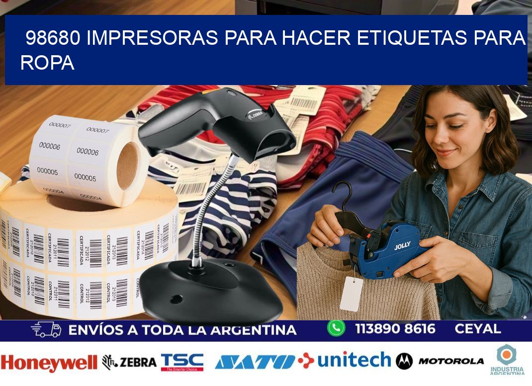 98680 impresoras para hacer etiquetas para ropa