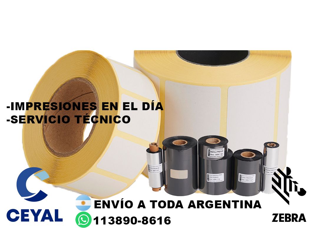 impresora zebra zd420 + 26320 etiquetas + ribbon