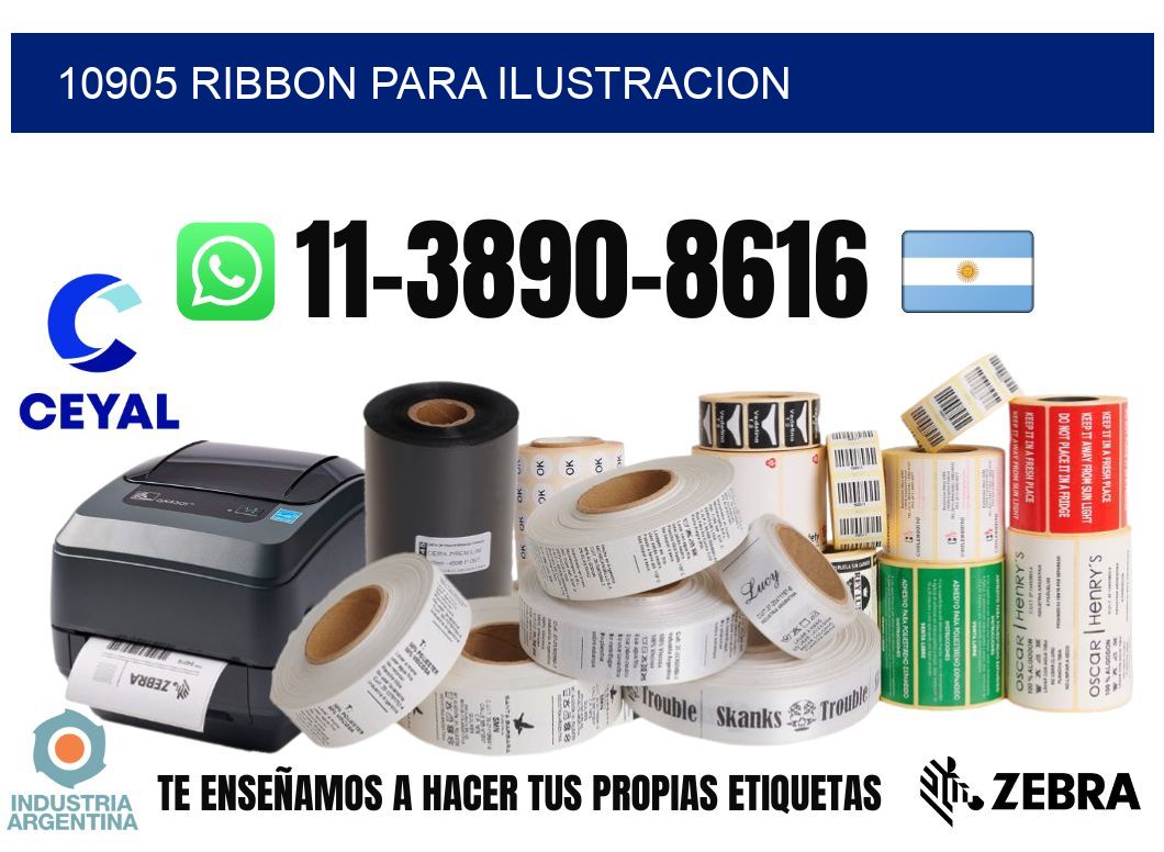 10905 ribbon para ilustracion
