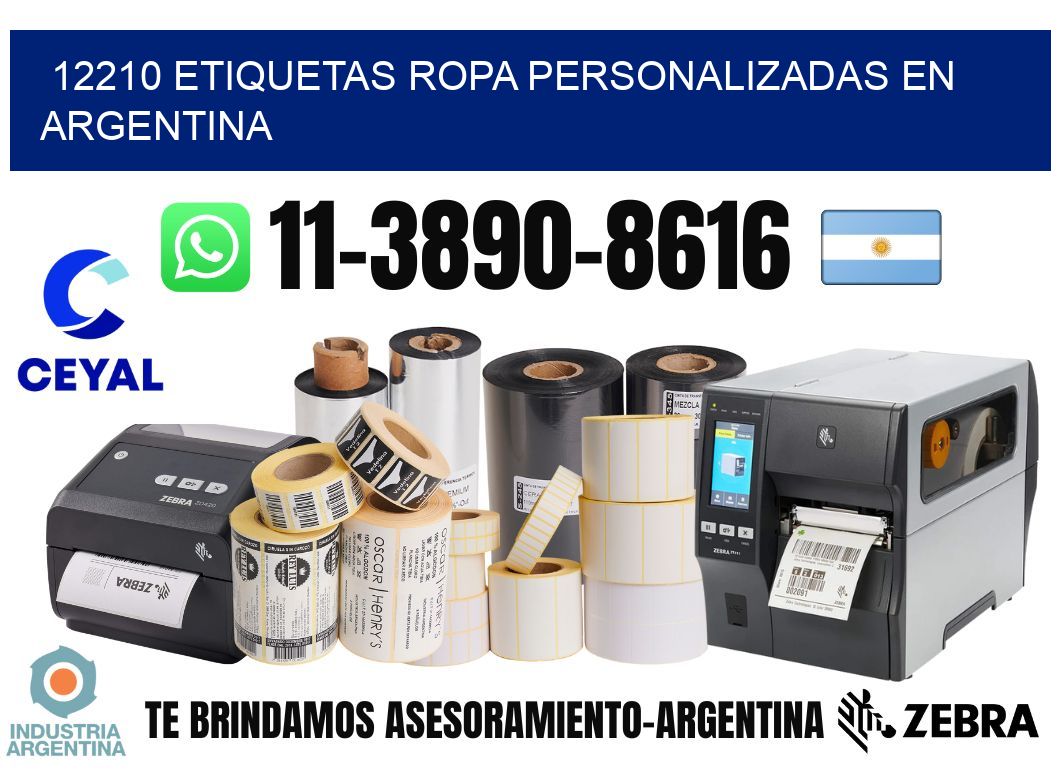 12210 Etiquetas ropa personalizadas en Argentina
