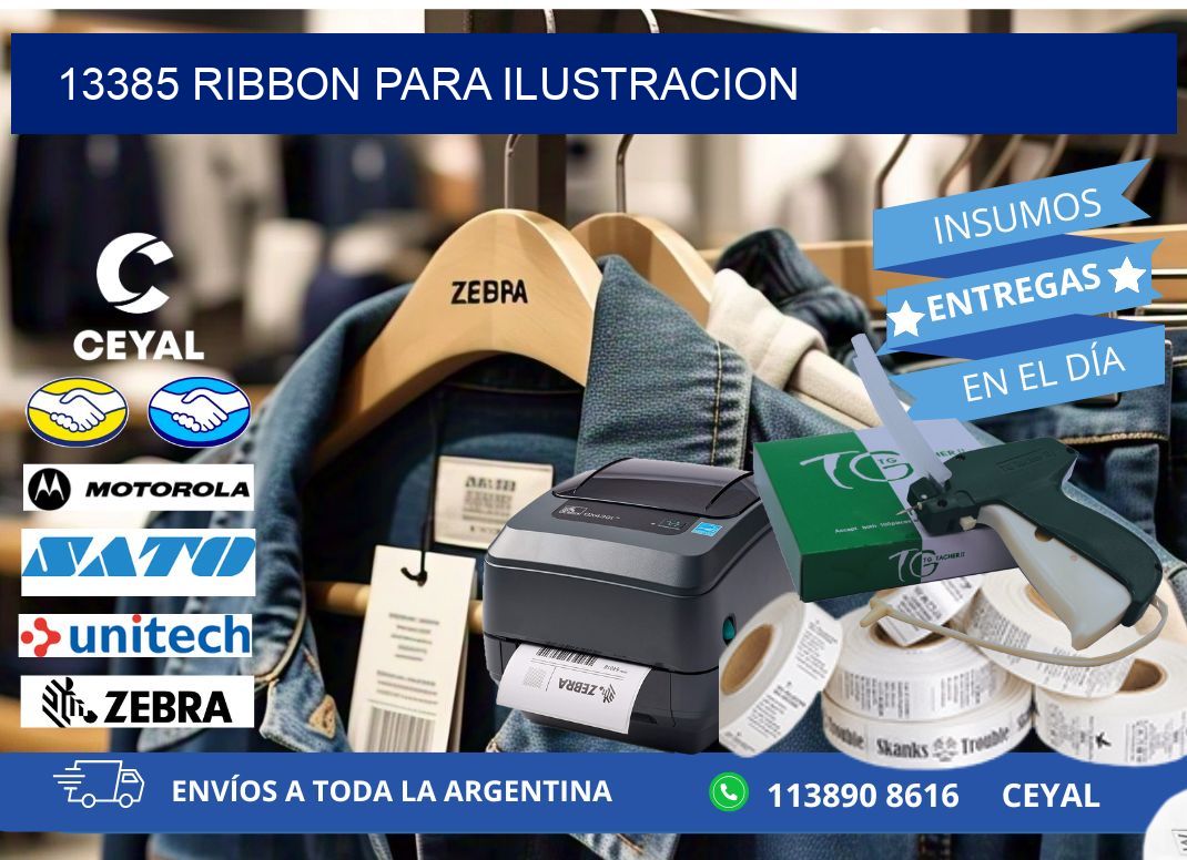 13385 ribbon para ilustracion