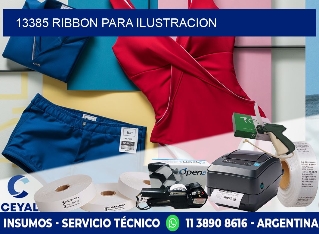 13385 ribbon para ilustracion