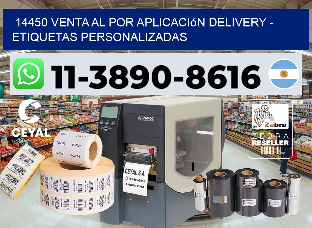14450 Venta al Por Aplicación delivery – Etiquetas Personalizadas