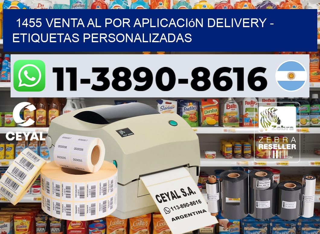 1455 Venta al Por Aplicación delivery – Etiquetas Personalizadas