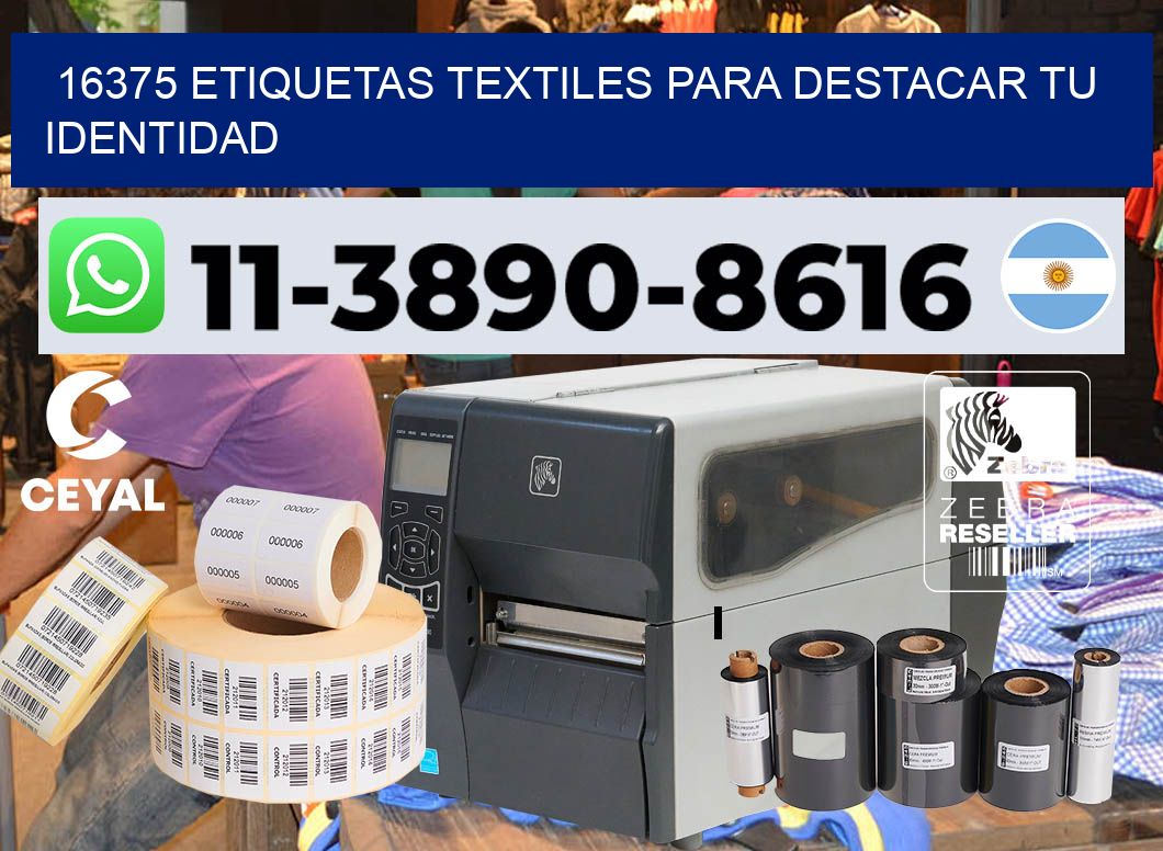 16375 Etiquetas textiles para destacar tu identidad