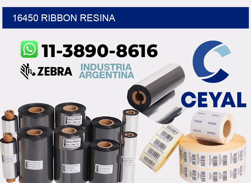 16450 ribbon resina