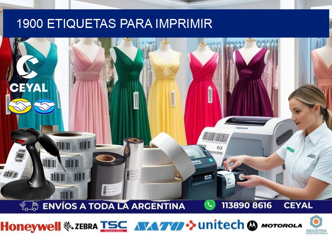 1900 etiquetas para imprimir